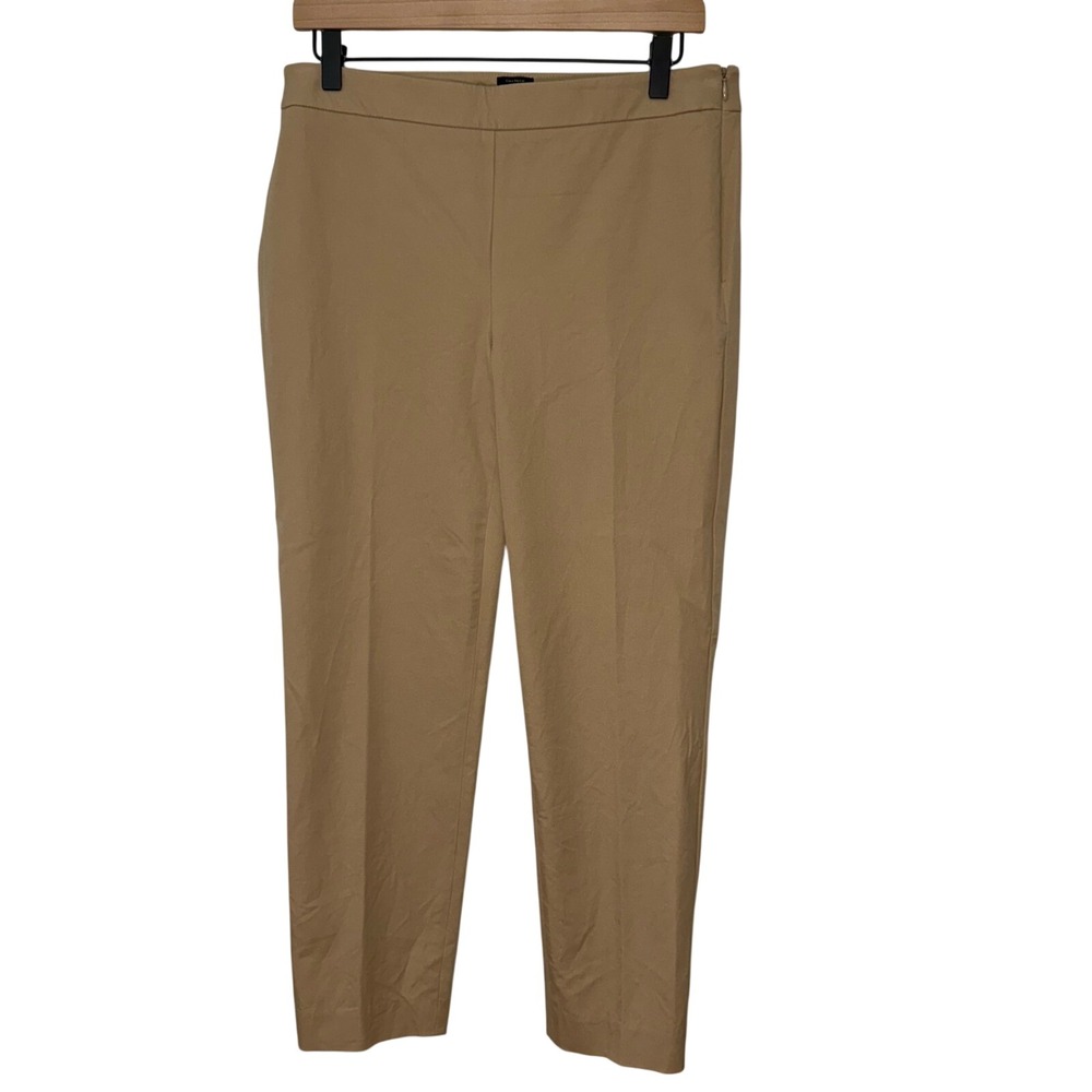 Talbots Chatham Pants Womens Size 6 Tan Career Dress Casual Straight Leg